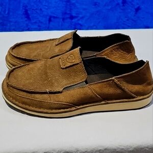 Ariat Cruiser Shoe Men Size 9D Brown Leather Slip On Western Style 10033931  20E